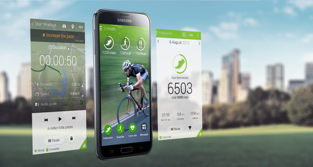 Smartfon Galaxy S5 i aplikacja S Health